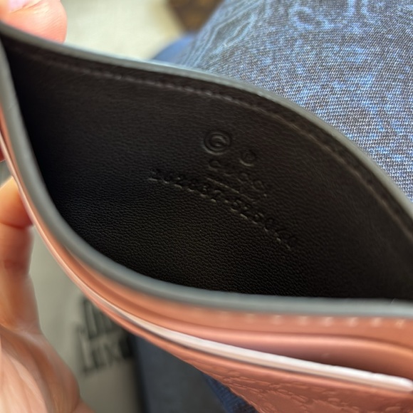 Pink Gucci Guccisima Card Wallet - Picture 2 of 4